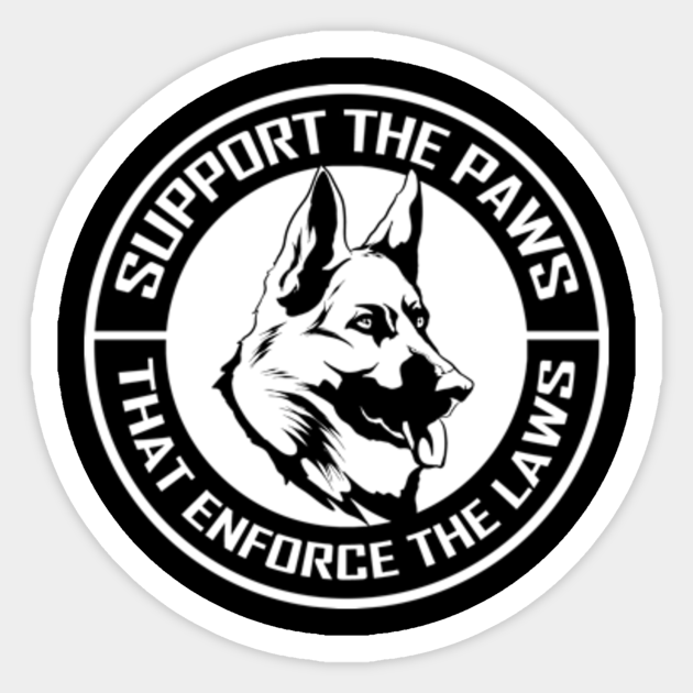 photo Canine Police Dog Drawing teepublic