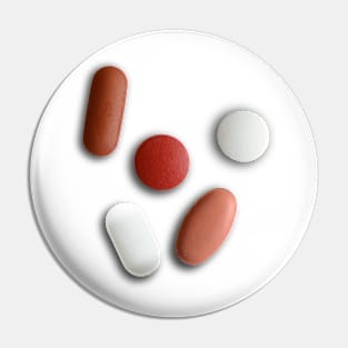 Assorted Medical Pills Pin