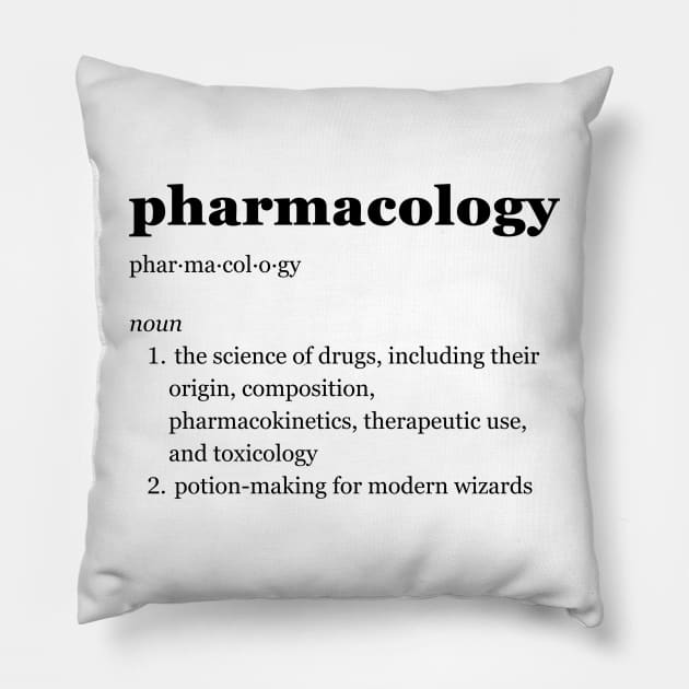 Pharmacology Pillow by imperfectdesin