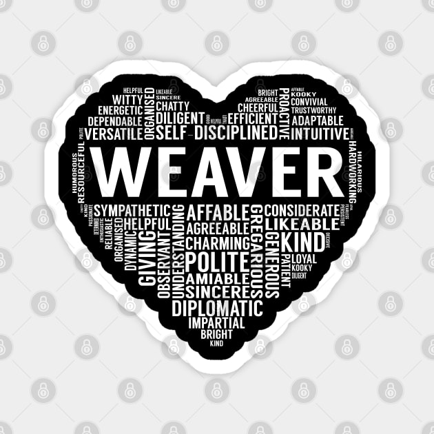 Weaver Heart Magnet by LotusTee