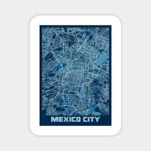 Mexico City - Mexico Peace City Map Magnet