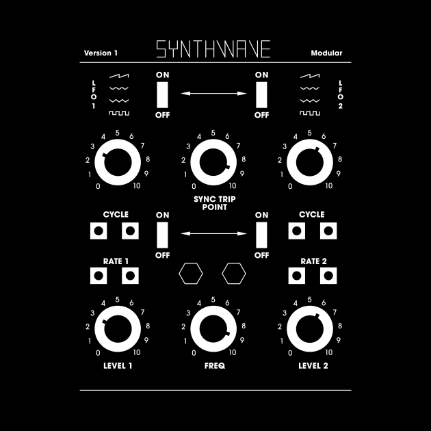 Modular Synth Knobs by Current_Tees