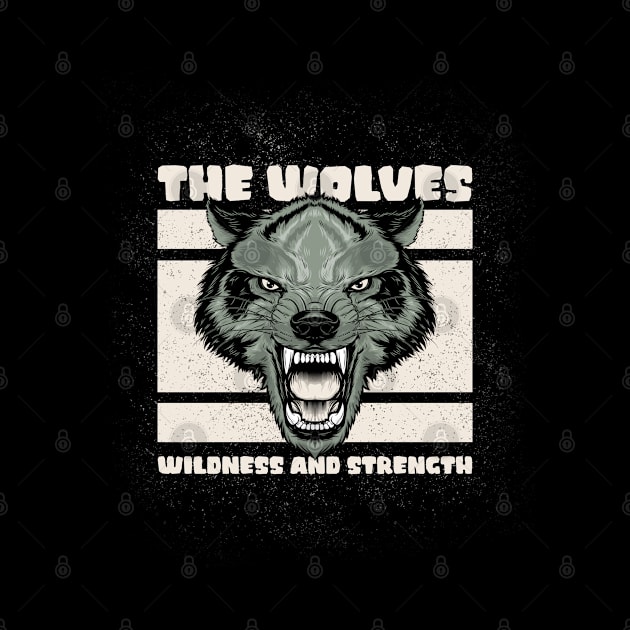 The Wolves Wildness And Strength by Mads' Store