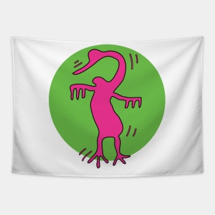 petroglyph fuchsia pink pet Tapestry