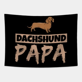 Dachshund Papa Dog Wiener Owner Puppy Dachshund Dad Father Tapestry
