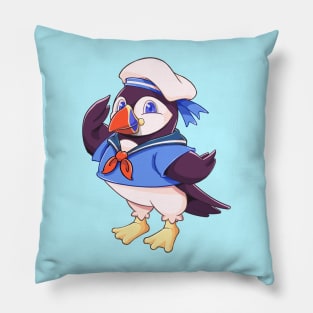 Puffin Sailor Pillow