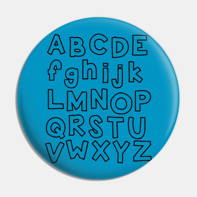 Kindergarten all the alphabets design Pin by Coffee Parade