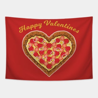 Valentine Pizza Tapestry