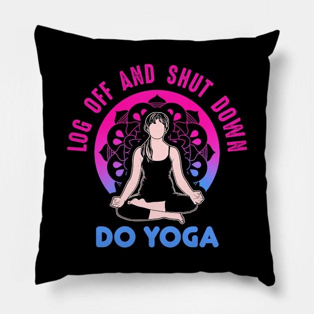 Yoga Relaxation Pillow by Merchment