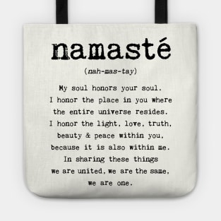 Namaste Tote