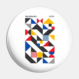 Bauhaus Exhibition 1922 Geometric Pin