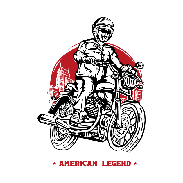 American Legend Motorcycle by VEKTORKITA