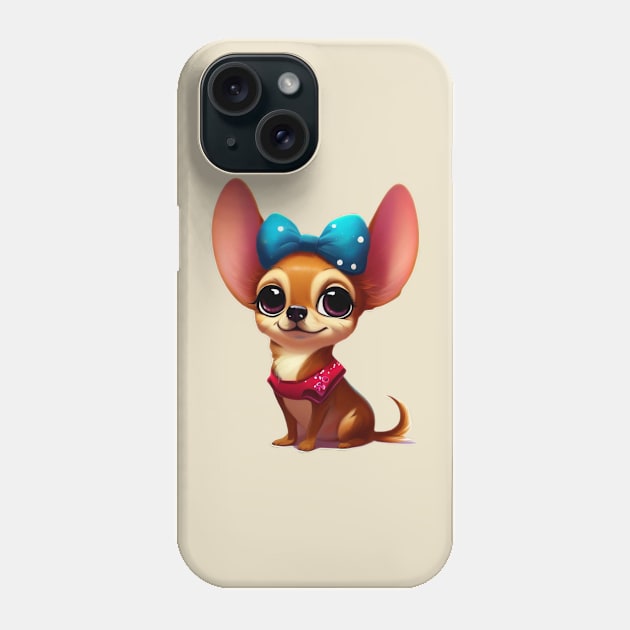 Cheerful Chihuahua Phone Case by Stupid Coffee Designs