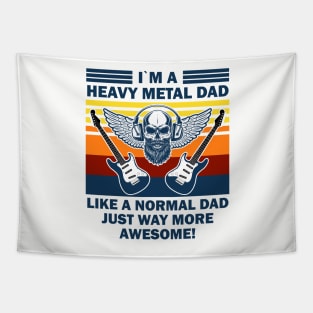 MetalHead Dad-Retro style Tapestry