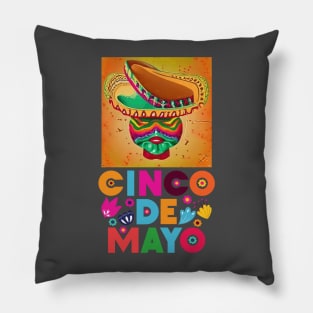 Cinco de mayo 2023 art handmade Pillow