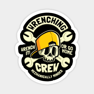 Fun Mechanic - Wrenching Crew with Skull Magnet