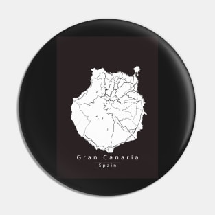 Gran Canaria Spain Island Map Pin