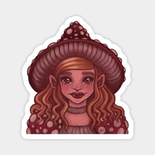 Amanita Witch Magnet