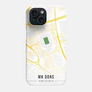 Stadium MK Map Design Phone Case