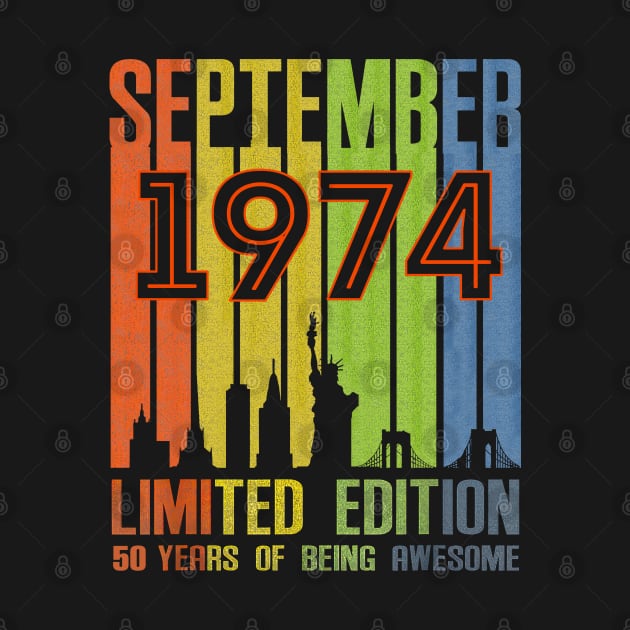 September 1974 50 Years Of Being Awesome Limited Edition by TATTOO project