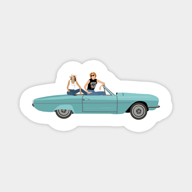 Thelma and Louise Magnet by rachaelthegreat