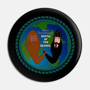 World Championship Battle of the Beards Pin