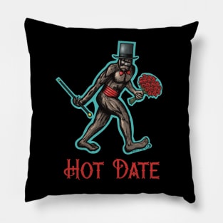 Hot Date Bigfoot Pillow