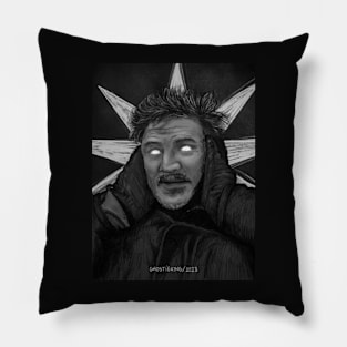 Joel, My King | Black and White Version Pillow