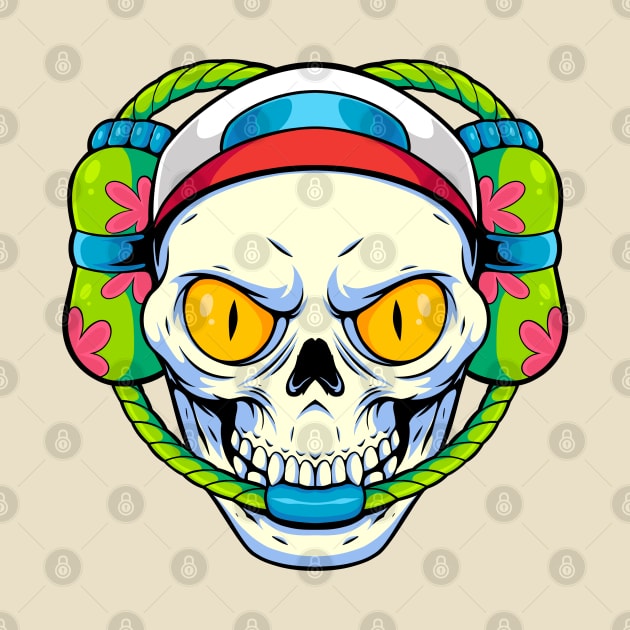 smitty werben skull by Saka