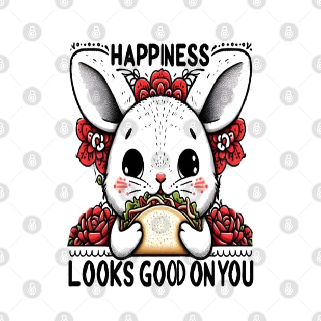 Happy Rabbit happiness looks good on you by coollooks