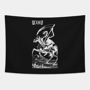 Death Tarot Card T Shirt Tapestry