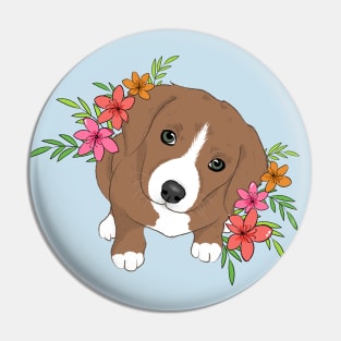 Cute Puppy Pin