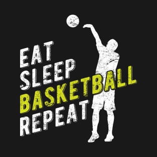 Eat Sleep Basketball Repeat T-Shirt