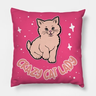 Crazy Cat Lady Pillow