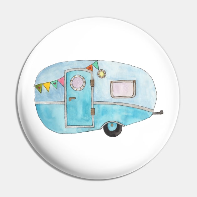 Camper Pin by Wild Tangents