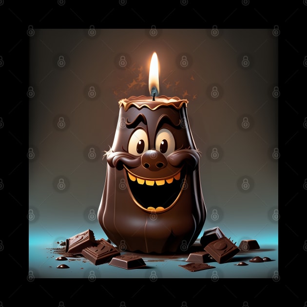 Chocolate candle by Virshan