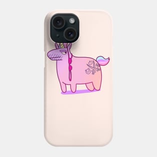 Badass unicorn Phone Case