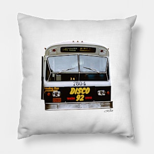 Disco Bus Pillow