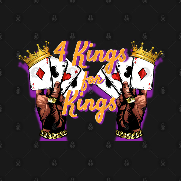 Purple and Gold Kings by 4 Kings Kloset