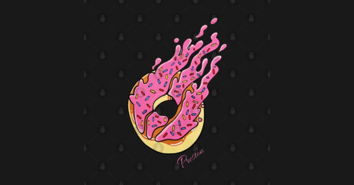 PrestonPlayz Donut Logo Gaming - Prestonplayz - Hoodie | TeePublic