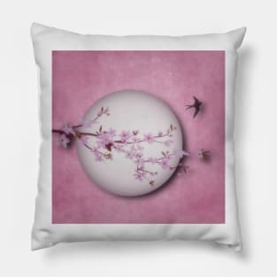 Cherry Blossom Moon Pillow