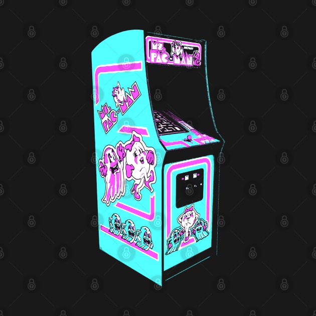 Ms. Pac Man Retro Arcade Game by C3D3sign