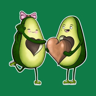 avocado love, avocado valentine T-Shirt