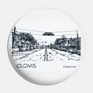 Clovis California Pin