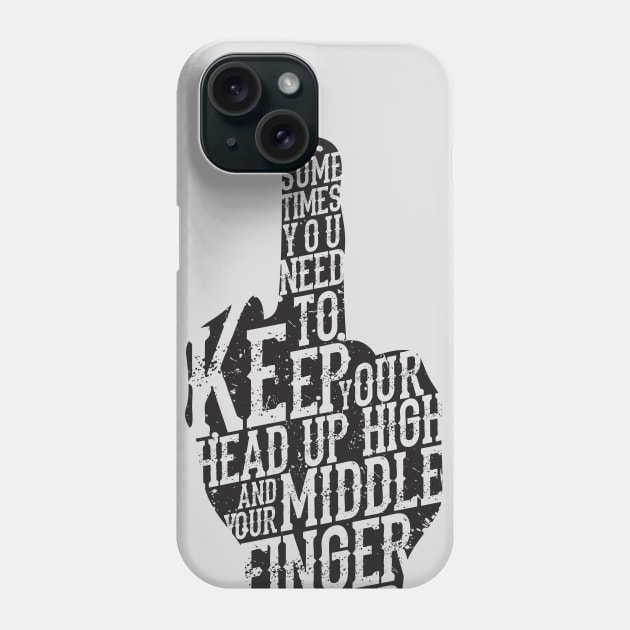 Middle Finger Phone Case by opawapo