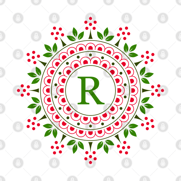 Monogram letter R by Florin Tenica