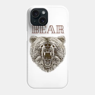 Bear Drawing Animal Style Phone Case