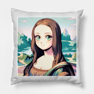 Anime Mona Lisa Pillow