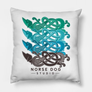 Norse Dog Studio Logo light Pillow