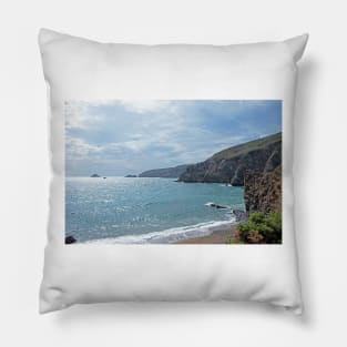 Dixcart Bay, Sark, Channel Islands Pillow